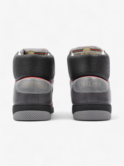 Gucci Screener Sneaker Grey / Red / Green Leather EU 46 UK 12