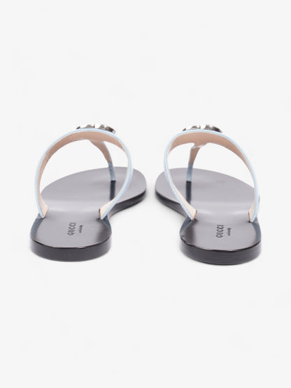 Gucci GG Marmont Sandals Light blue Leather EU 36 UK 3