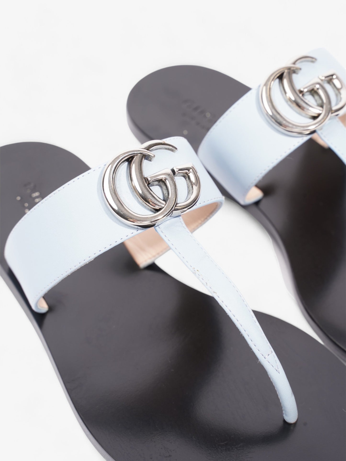 Gucci GG Marmont Sandals Light blue Leather EU 36 UK 3