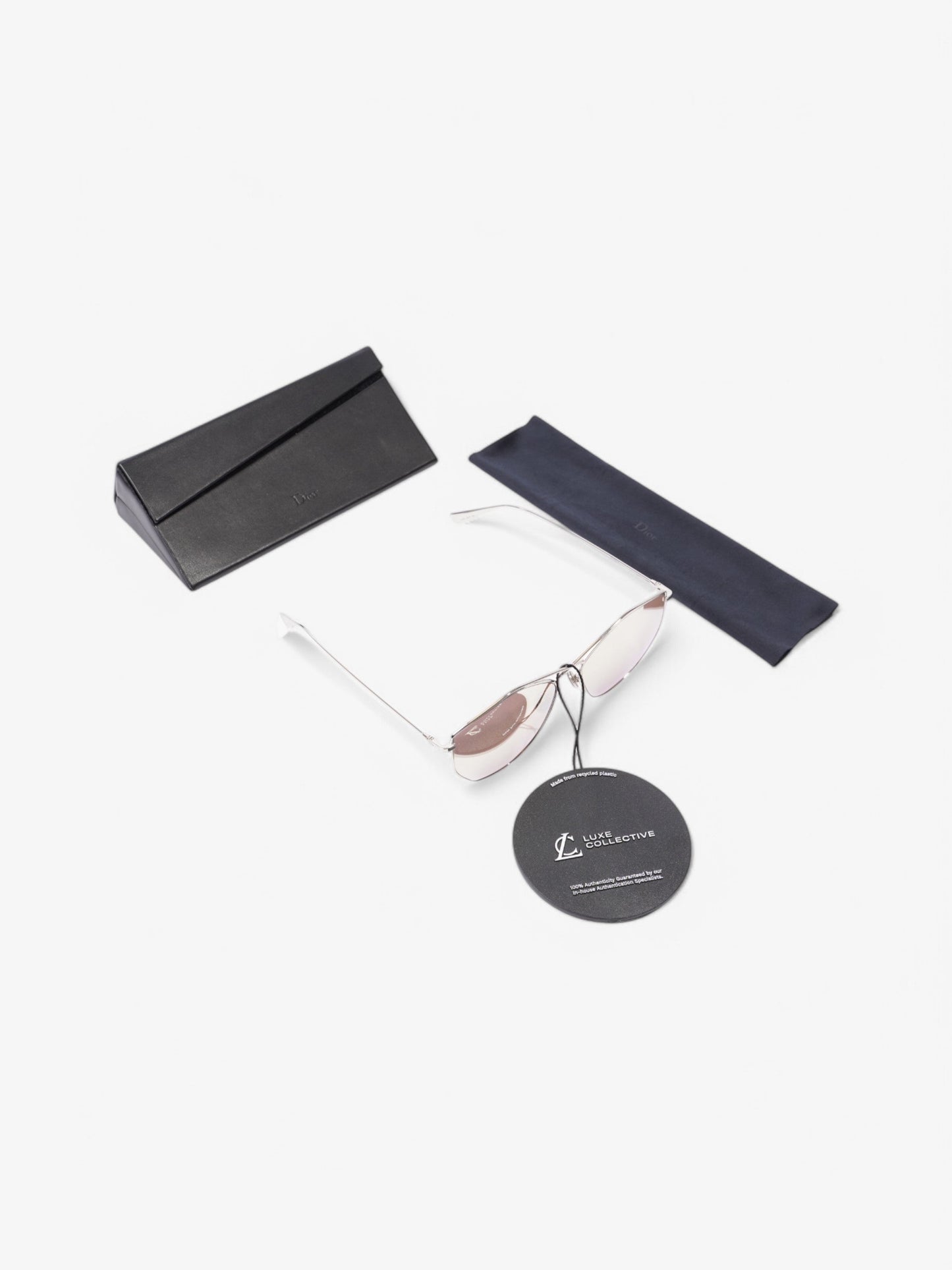 Christian Dior Stellaire Sunglasses Silver Base Metal 145mm