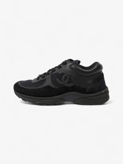 Chanel CC Logo Sneakers Black Suede EU 39 UK 6