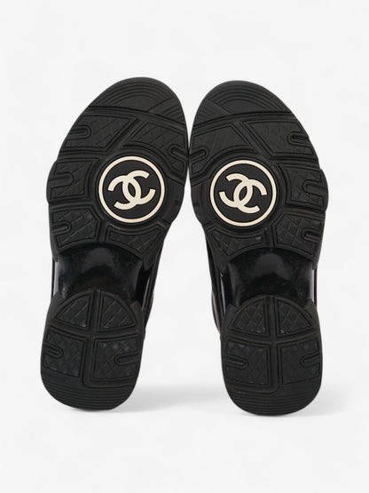 Chanel CC Logo Sneakers Black Suede EU 39 UK 6
