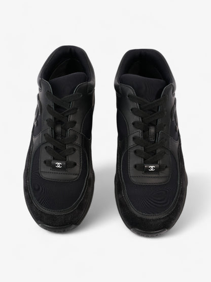 Chanel CC Logo Sneakers Black Suede EU 39 UK 6