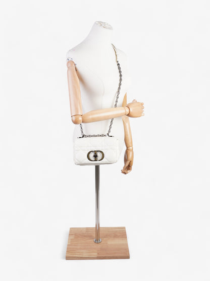 Christian Dior Caro Latte Dior Calfskin Leather Small