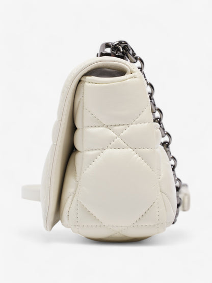 Christian Dior Caro Latte Dior Calfskin Leather Small