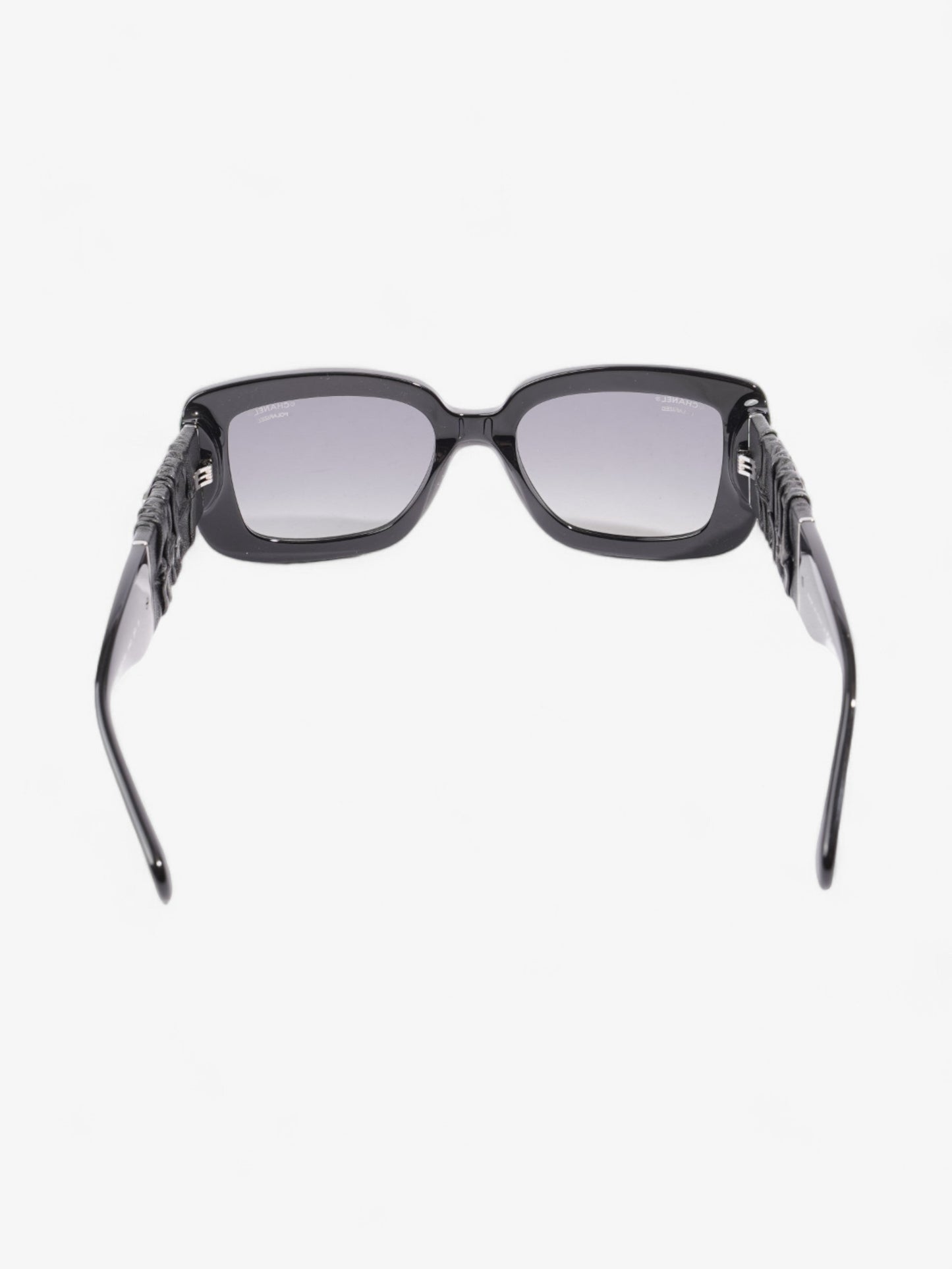 Chanel CC Sunglasses Black Acetate 140mm