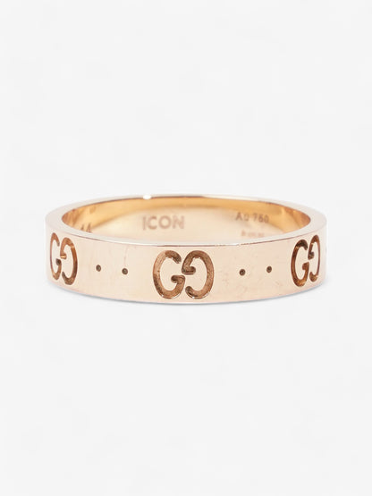 Gucci Icon GG Ring Gold Yellow Gold 14 (Circumference - 54mm)