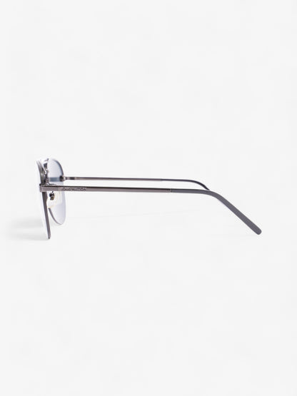 Louis Vuitton Aviator Sunglasses Black Monogram Acetate 140mm