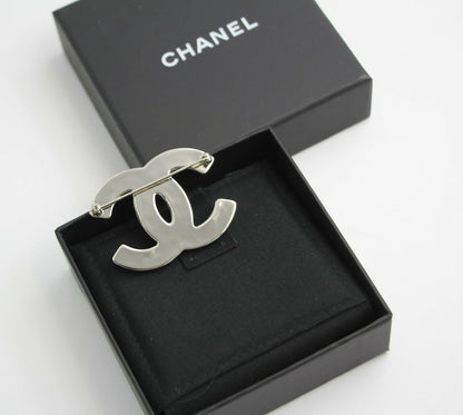 Chanel B19C Rhinestone Light Blue Deep Blue Gray Brooch