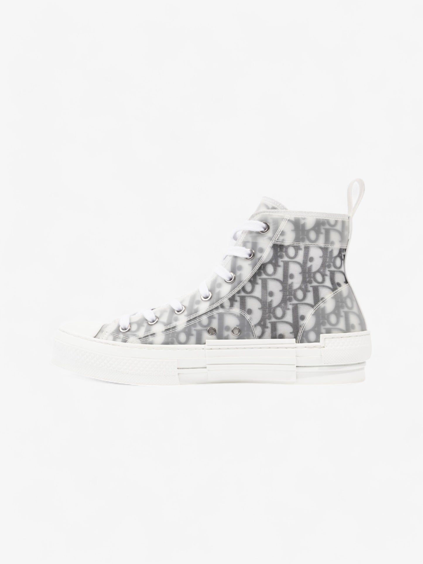 Christian Dior B23 High-tops White  / Grey Oblique Mesh EU 40 UK 6