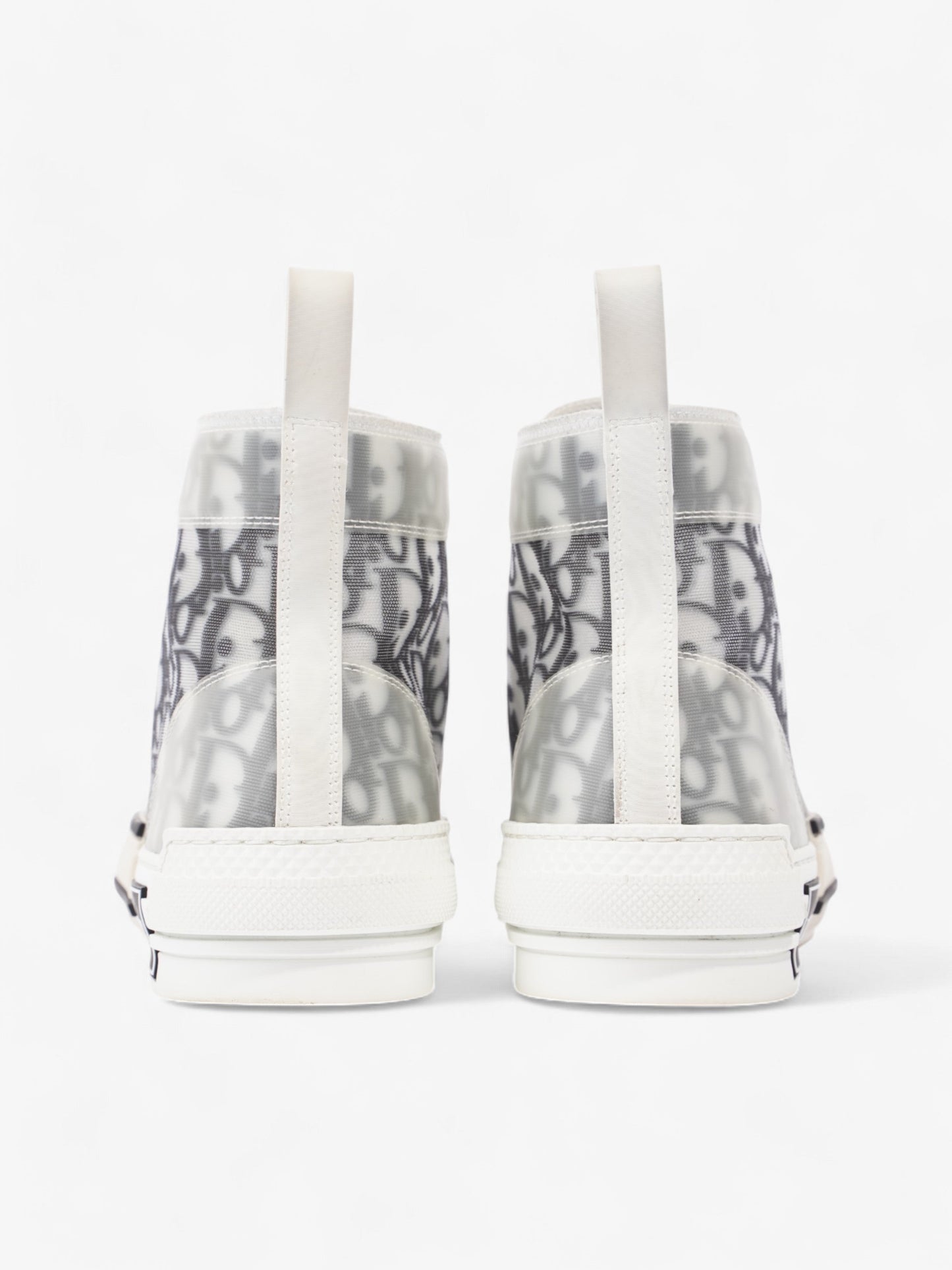 Christian Dior B23 High-tops White  / Grey Oblique Mesh EU 40 UK 6