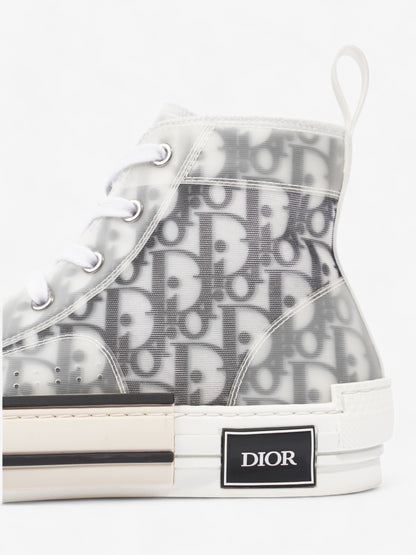 Christian Dior B23 High-tops White  / Grey Oblique Mesh EU 40 UK 6