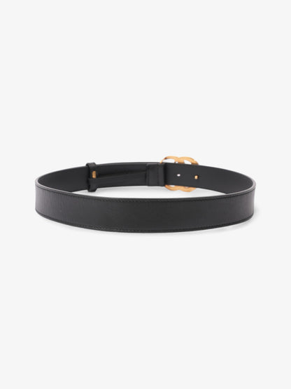Gucci GG Marmont Belt Black / Gold Leather 75cm / 30"