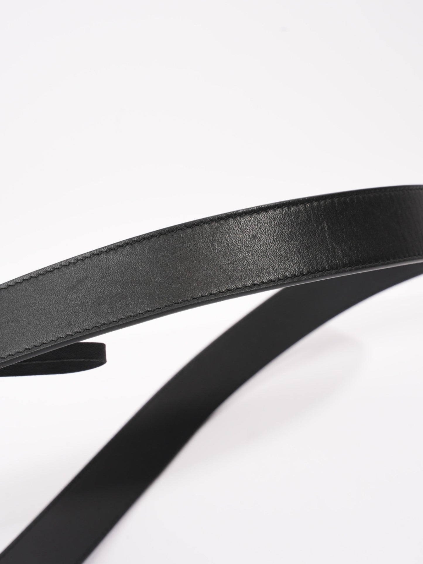 Gucci GG Marmont Belt Black / Gold Leather 75cm / 30"