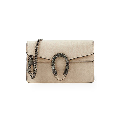 Gucci Dionysus Super Mini White Leather