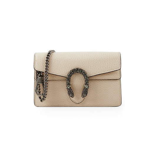 Gucci Dionysus Super Mini White Leather