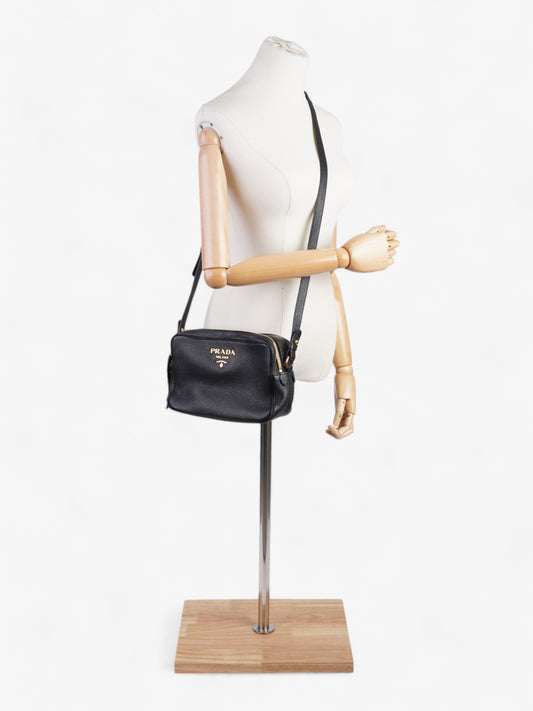 Prada Camera Bag Black Saffiano Leather