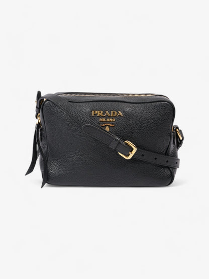 Prada Camera Bag Black Saffiano Leather