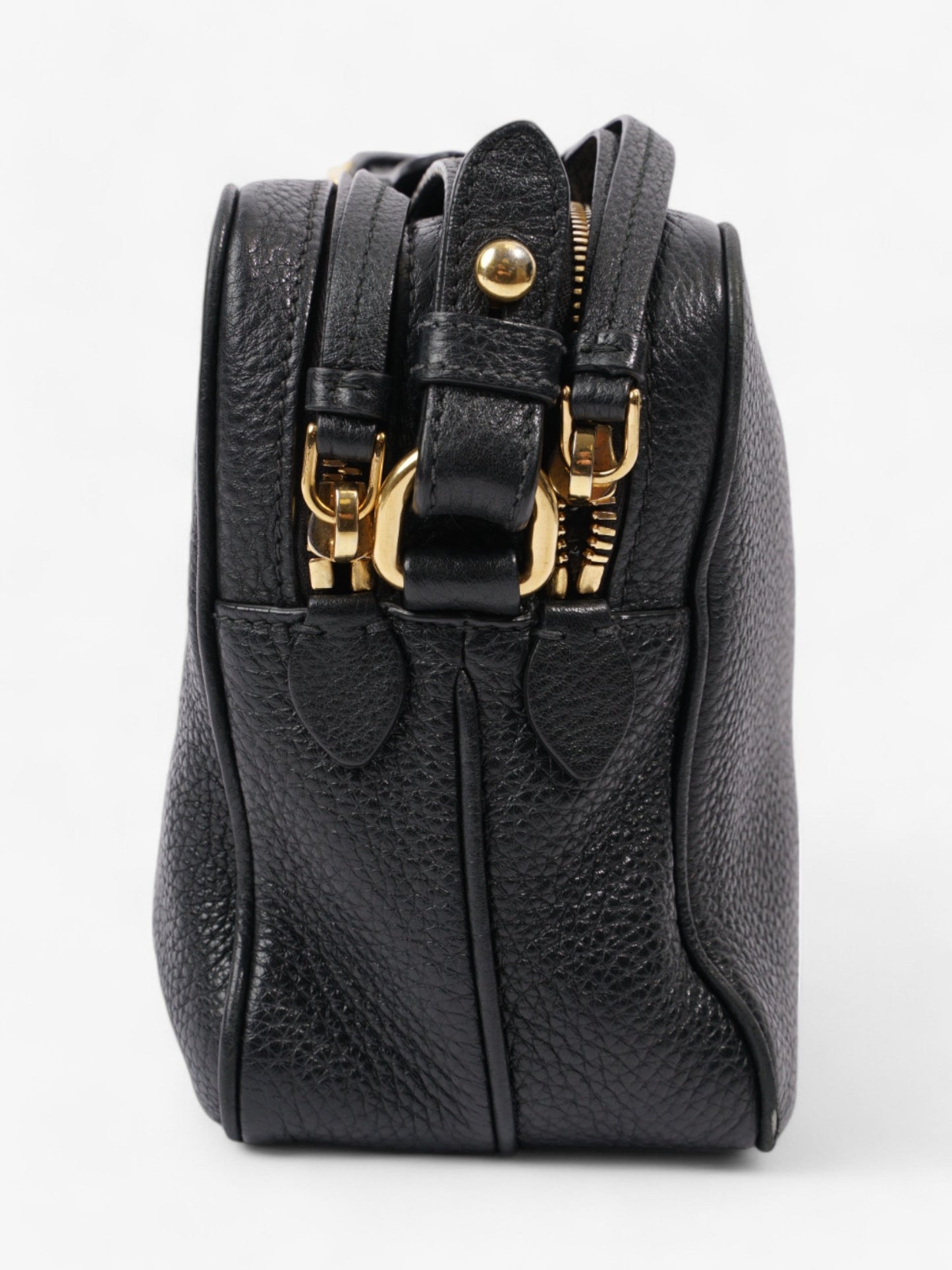 Prada Camera Bag Black Saffiano Leather