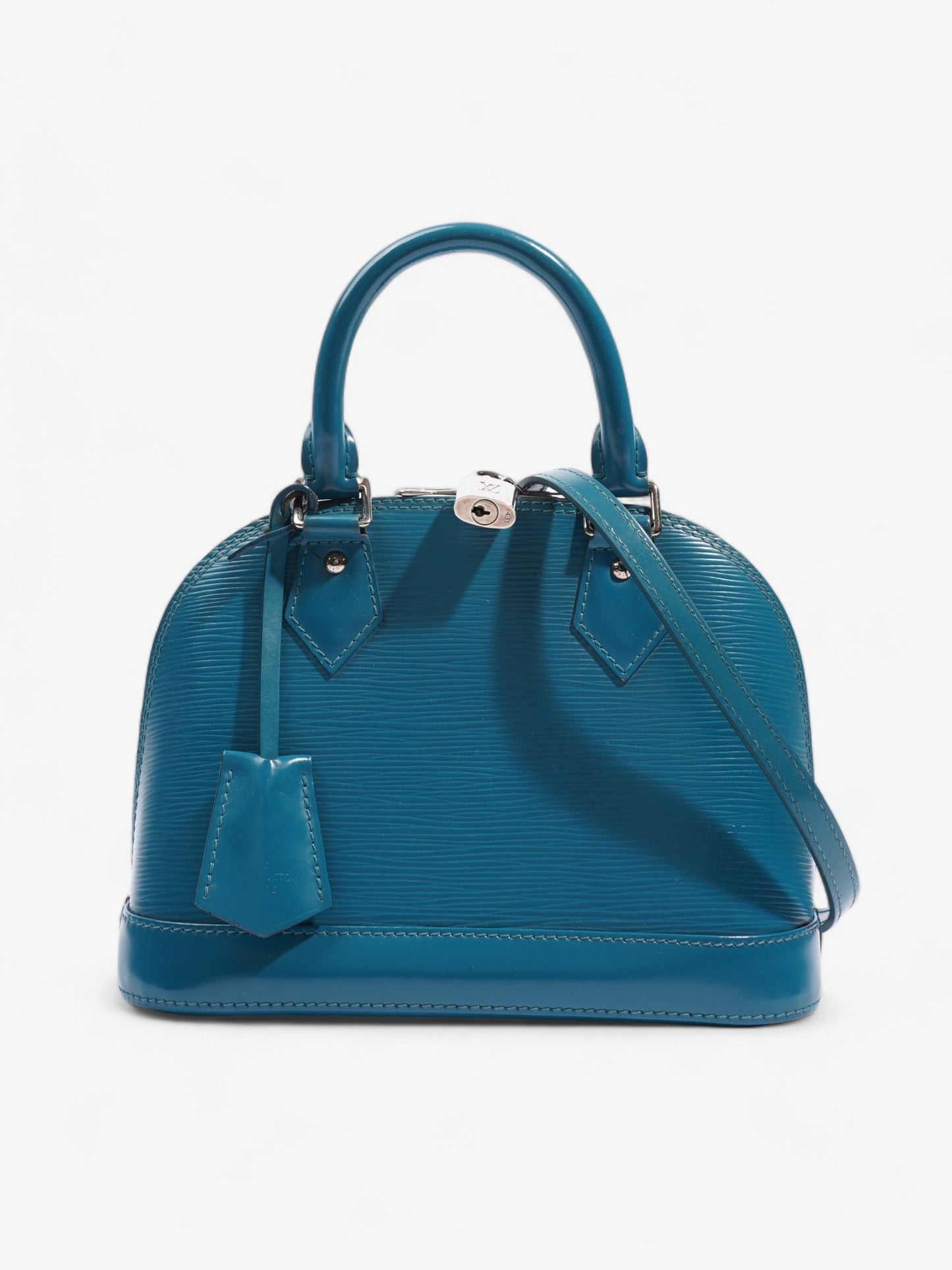 Louis Vuitton Alma BB Cyan Blue Epi Leather