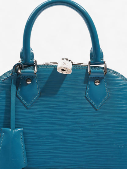Louis Vuitton Alma BB Cyan Blue Epi Leather