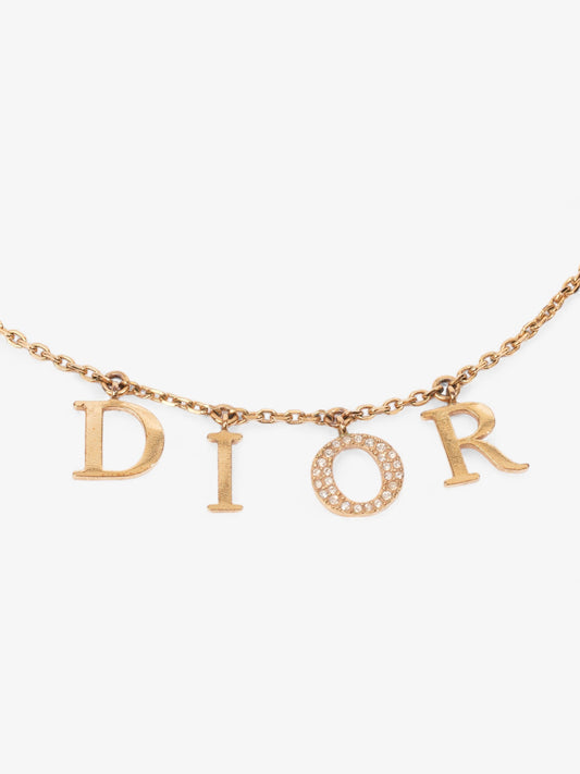 Christian Dior Dio(r)evolution Necklace Gold / Crystal Base Metal