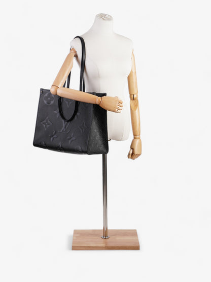 Louis Vuitton OnTheGo Black Monogram Empreinte Leather GM