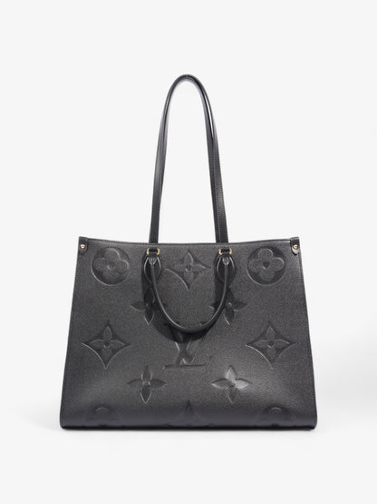 Louis Vuitton OnTheGo Black Monogram Empreinte Leather GM
