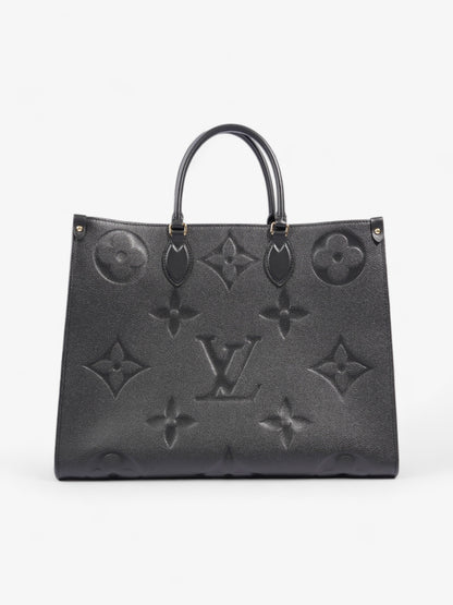 Louis Vuitton OnTheGo Black Monogram Empreinte Leather GM