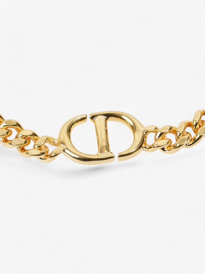 Christian Dior CD Chain Choker Gold Base Metal