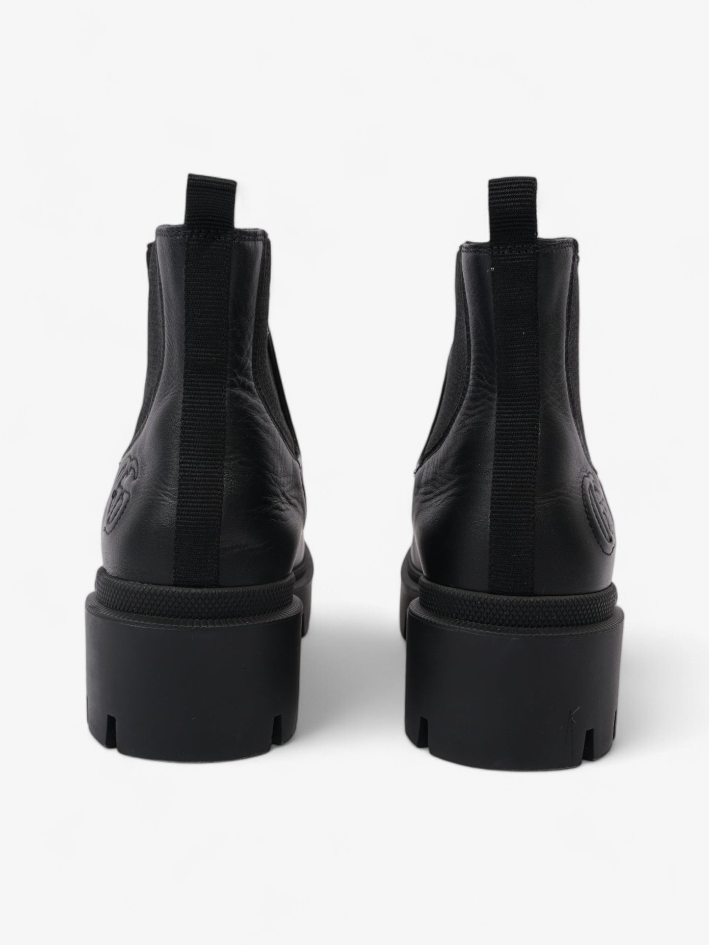Gucci GG Marmont Boots Black Leather EU 40.5 UK 7.5
