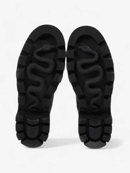 Gucci GG Marmont Boots Black Leather EU 40.5 UK 7.5