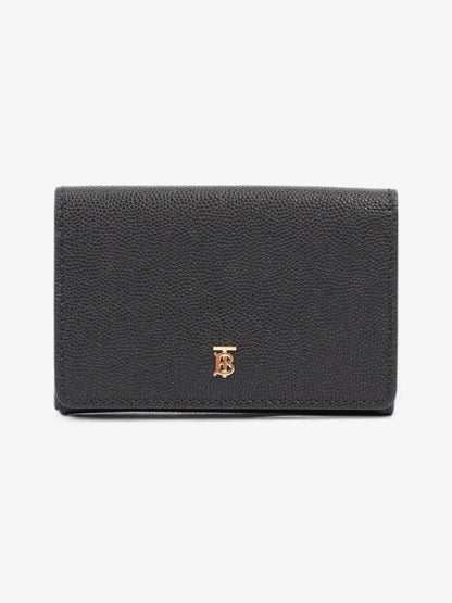 Burberry Lark TB Purse Black Grained Leather