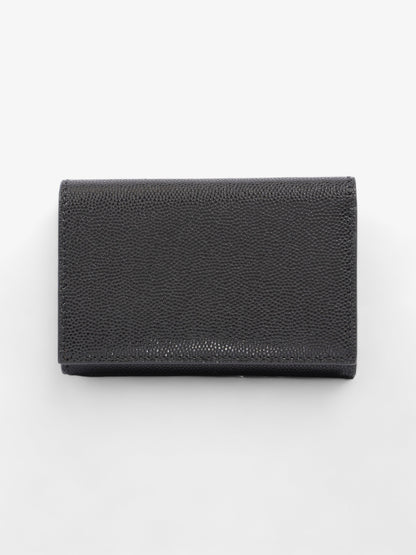 Burberry Lark TB Purse Black Grained Leather
