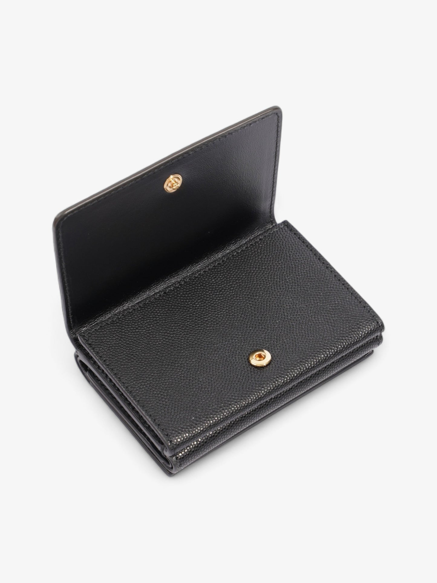 Burberry Lark TB Purse Black Grained Leather