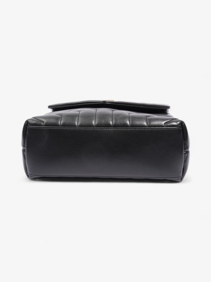 Saint Laurent LouLou Black Calfskin Leather Small