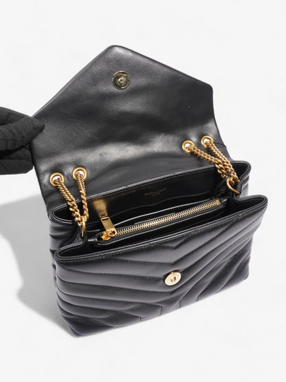 Saint Laurent LouLou Black Calfskin Leather Small