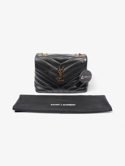 Saint Laurent LouLou Black Calfskin Leather Small
