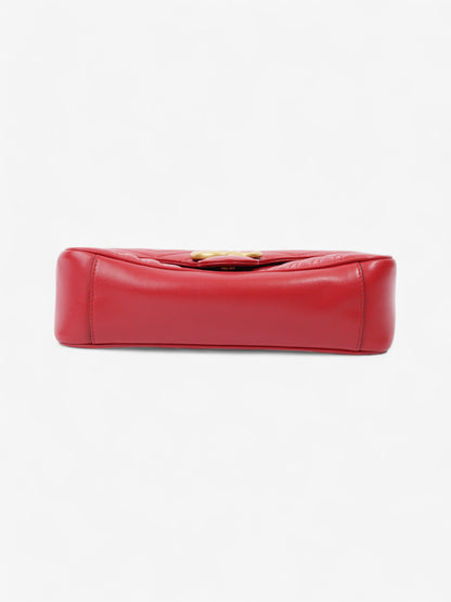 Gucci GG Marmont Red Matelasse Leather Small