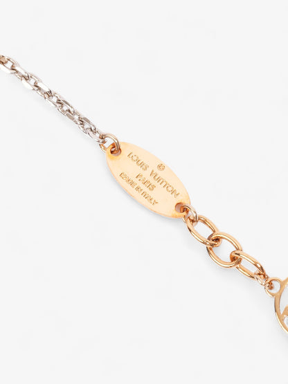 Louis Vuitton Logomania Earrings Silver / Gold Brass