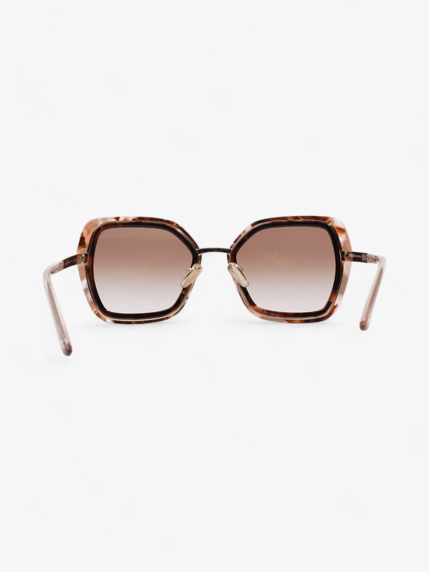 Prada Hexagon Sunglasses Tortoise  Acetate 135mm