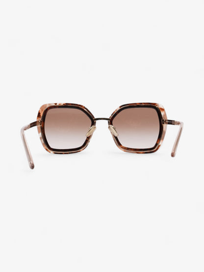 Prada Hexagon Sunglasses Tortoise  Acetate 135mm
