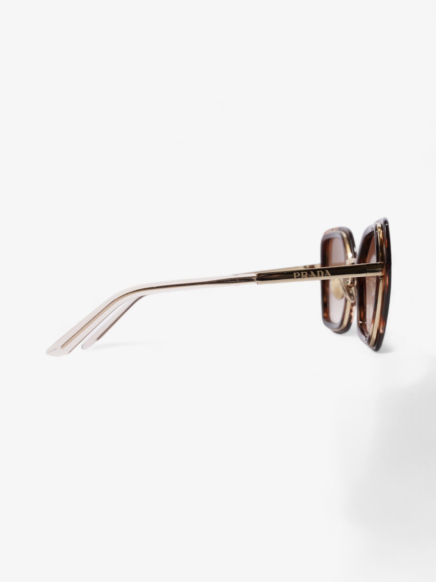 Prada Hexagon Sunglasses Tortoise  Acetate 135mm