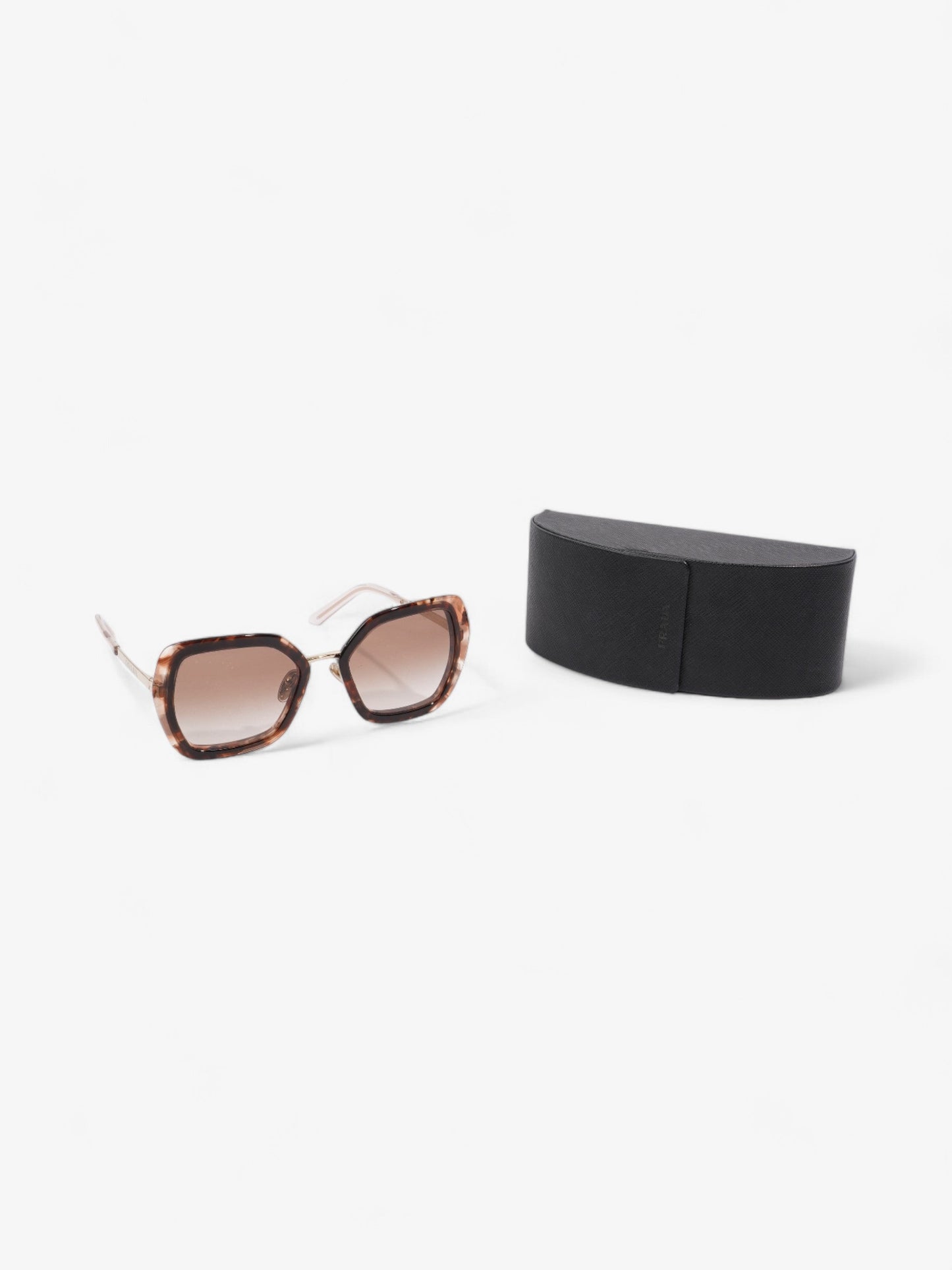Prada Hexagon Sunglasses Tortoise  Acetate 135mm