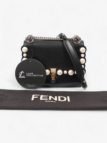 Fendi Kan I Black Leather Small