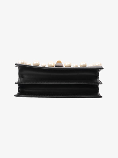Fendi Kan I Black Leather Small