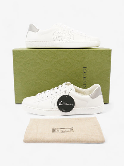 Gucci Interlocking G Sneaker White Leather EU 43.5 UK 9.5