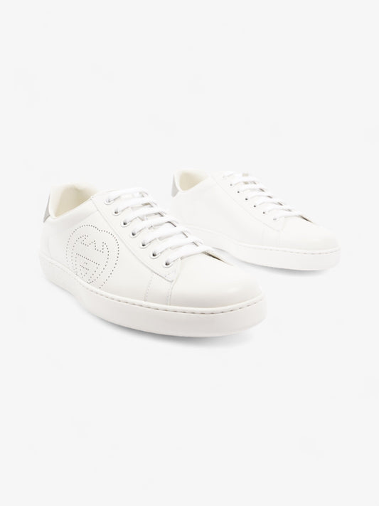 Gucci Interlocking G Sneaker White Leather EU 43.5 UK 9.5