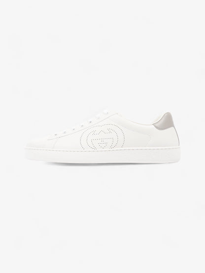 Gucci Interlocking G Sneaker White Leather EU 43.5 UK 9.5