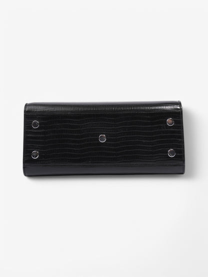 Saint Laurent Sac de Jour Black Crocodile Leather Small